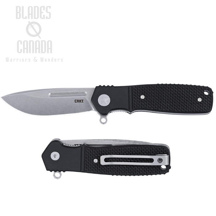 CRKT Homefront Compact Folding Knife, S35VN Stonewash, G10/Aluminum, K246KXP
