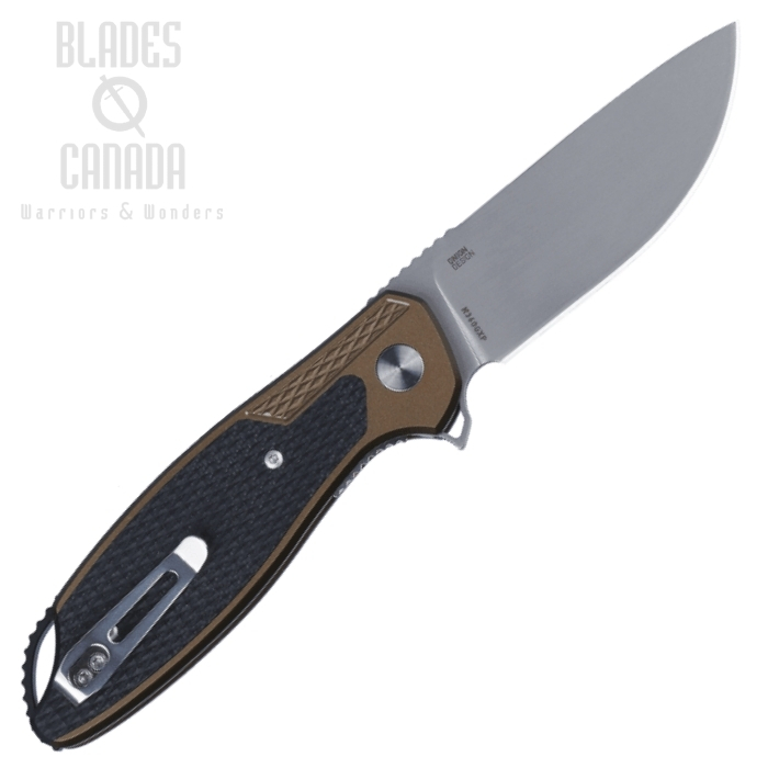 (image for) CRKT Jake Flipper Folding Knife, 12C27 Sandvik, Aluminum/G10 OD Green, K360GXP