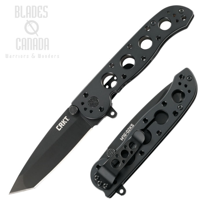 CRKT Carson Framelock Folding Knife, 12C27 Sandvik Tanto, M16-02KS (image for) CRKT Carson Framelock Folding Knife, 12C27 Sandvik Tanto, M16-02KS