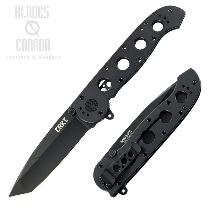 CRKT Large Carson Framelock Folding Knife, 12C27 Sandvik Tanto, M16-04KS (image for) CRKT Large Carson Framelock Folding Knife, 12C27 Sandvik Tanto, M16-04KS