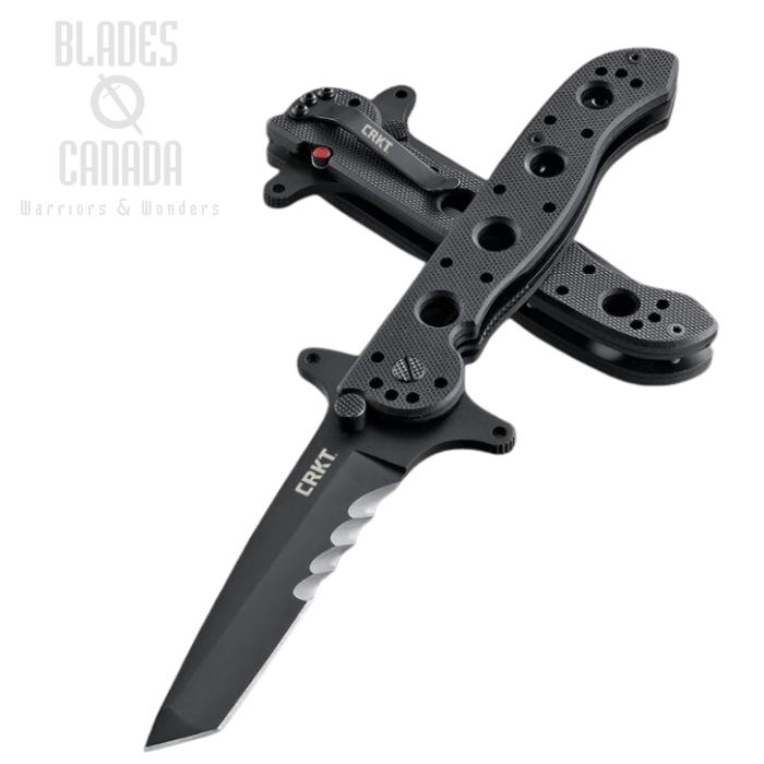CRKT Carson Flipper Folding Knife, G10 Black, M16-13SFG