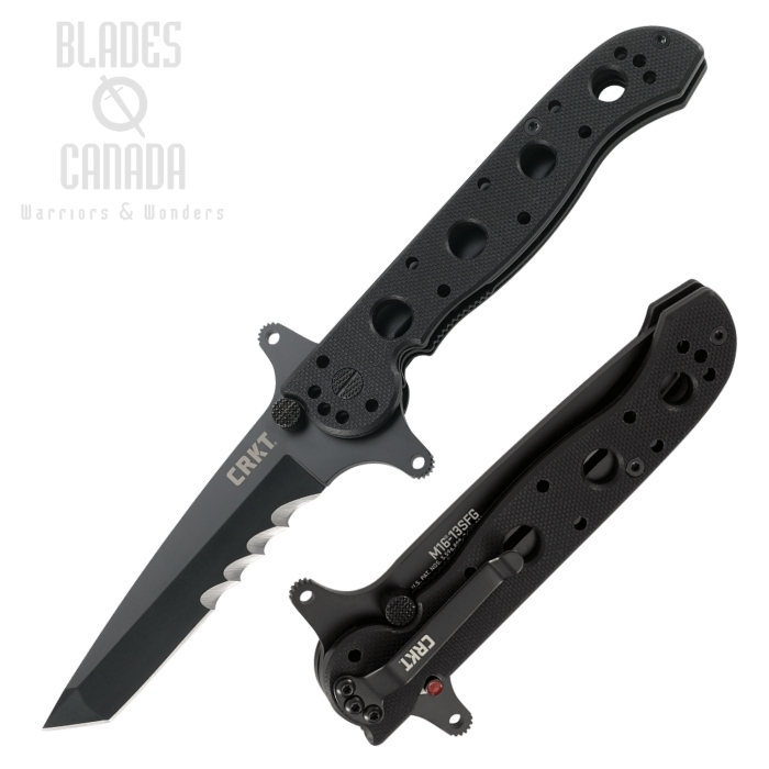 (image for) CRKT Carson Flipper Folding Knife, G10 Black, M16-13SFG