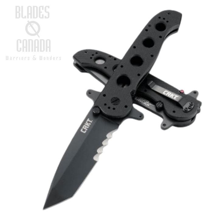 CRKT Carson Flipper Folding Knife, 1.4116 Tanto, G10 Black, M16-14SFG