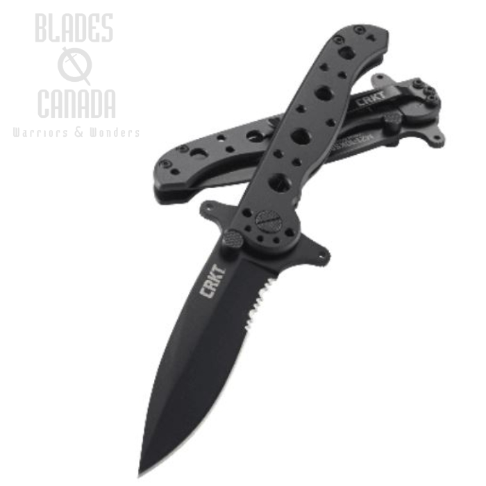 CRKT Carson, Triple Point Serration, Stainless Handle, M21-10KSF