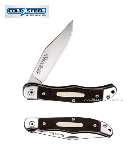 Cold Steel Ranch Hand Folding Knife, SK-5 , Faux Sawed Bone, FL3RB