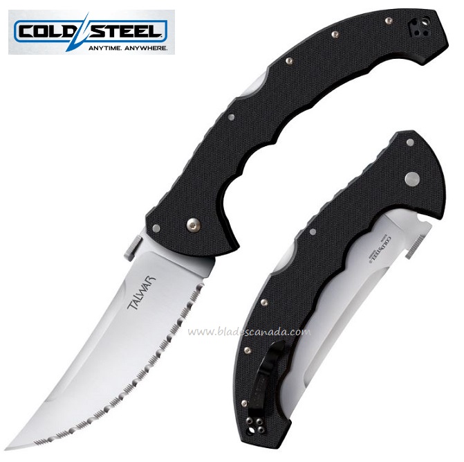Cold Steel Talwar Folding Knife, CPM S35VN, G10 Black, 21TBXS