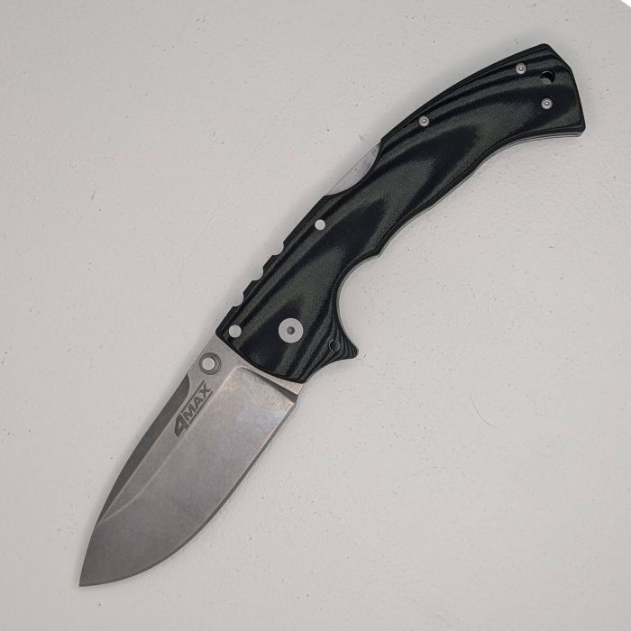(image for) (Scratch & Dent) Cold Steel 4-Max Elite Folding Knife, S35VN, G10 Black/Green, CS-62RMA