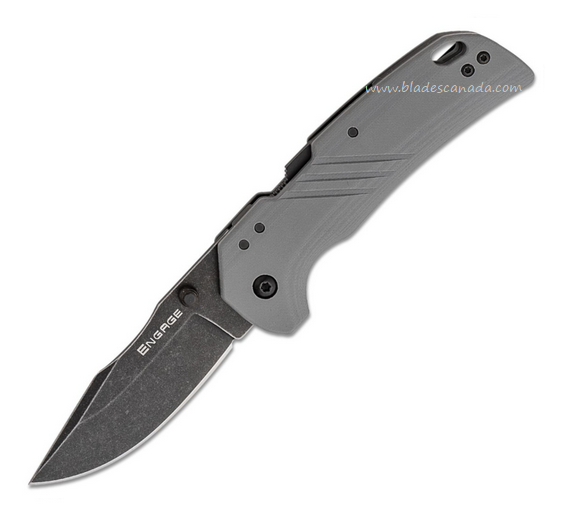 Cold Steel Engage Folding Knife, AUS10A Black 3", G10 Gray, Fl-30DPLD-10BGY