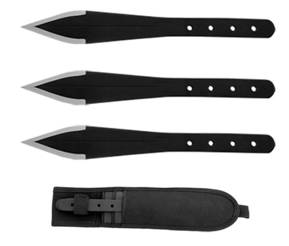 Condor Dismissal Throwing Knives, Triple Set, 1075 Carbon, CTK1303-12HC - Click Image to Close