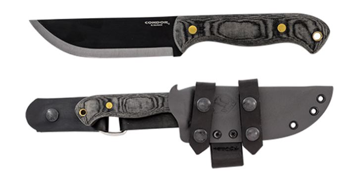 Condor SBK Fixed Blade Knife, 1075 Carbon, Micarta, Kydex Sheath, CTK3940-5.25HC - Click Image to Close