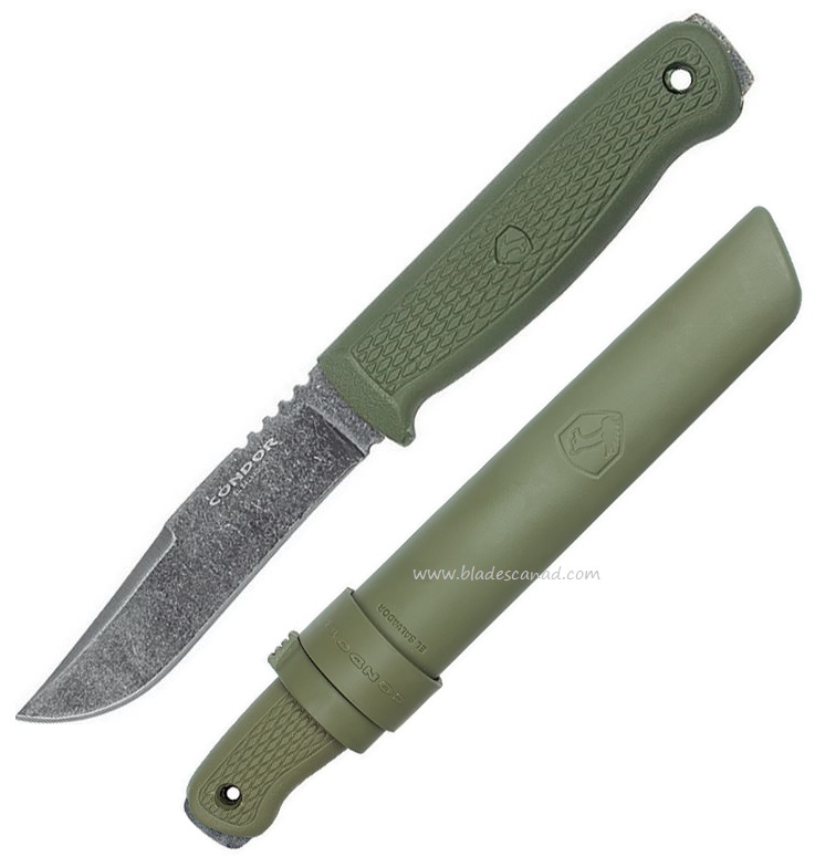 Condor Bushglider Fixed Blade Knife, 1095 Carbon, CTK3949-4.2HC - Click Image to Close