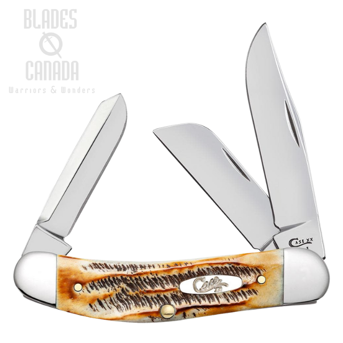 Case Sowbelly Slipjoint Folding Knife, Stainless, Bonestag, 65313