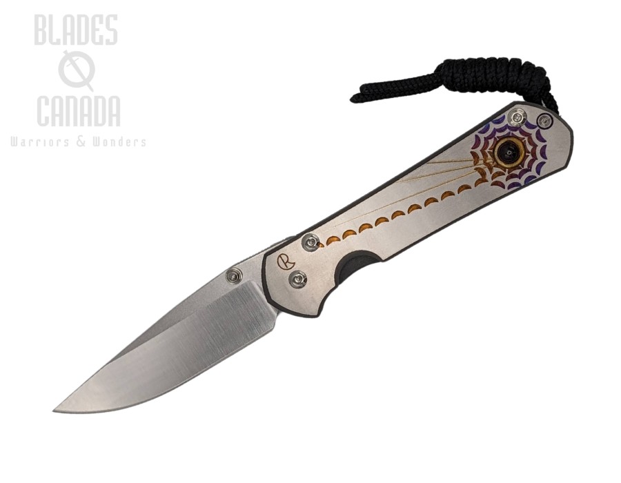 Chris Reeve Small Sebenza 31 Unique Graphic Folding Knife, #1 Almandine