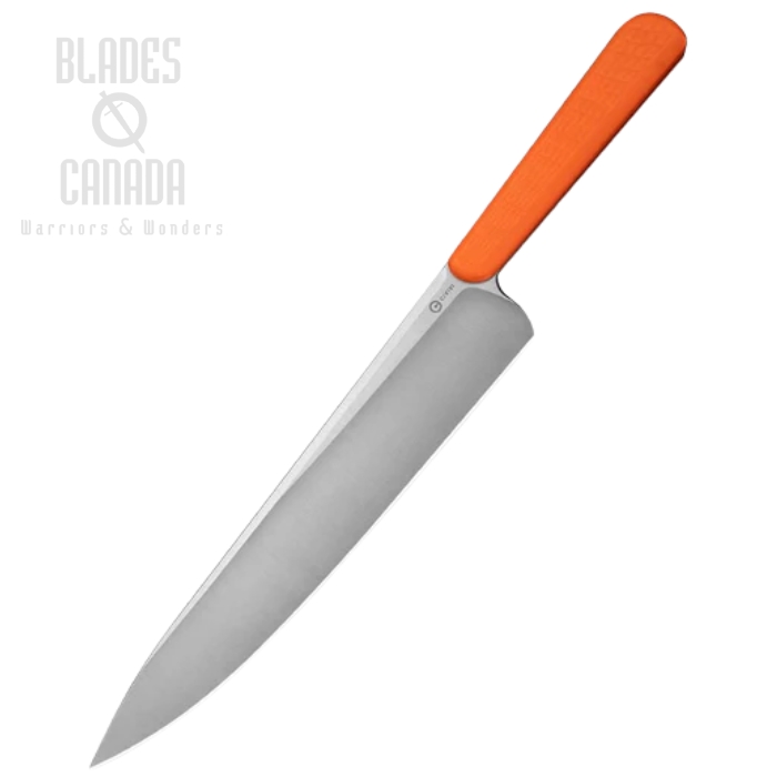 CIVIVI Cibus Chef Knife, 14C28N Satin 7.87", G10 Orange, C23048-3