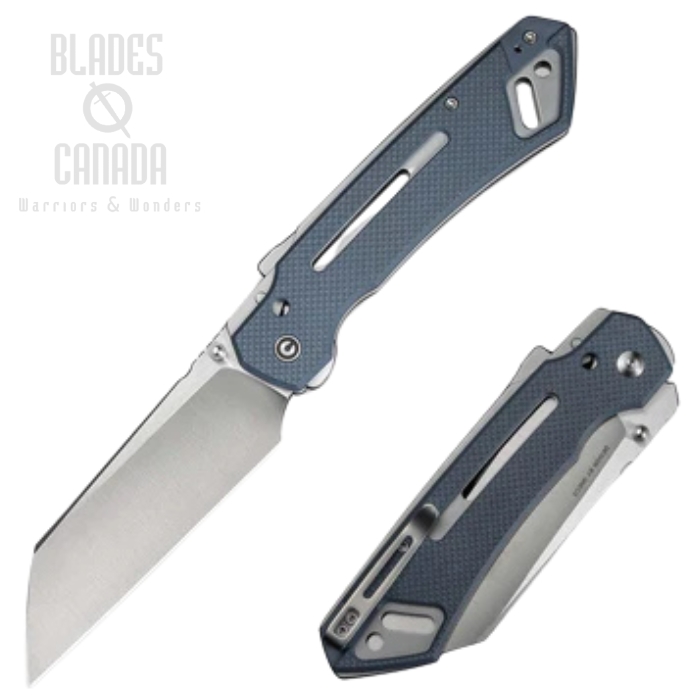 CIVIVI Buster FG Superlock Folding Knife, Nitro-V Satin, G10 Neutral Blue, C24052-2 CIVIVI Buster FG Superlock Folding Knife, Nitro-V Satin, G10 Neutral Blue, C24052-2