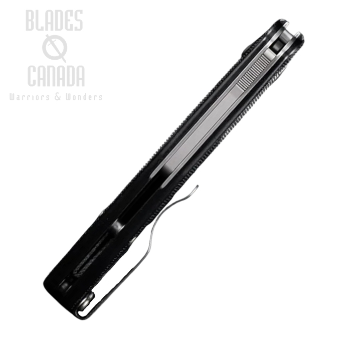 (image for) Demko Shark-Cub Shark Lock Folding Knife, AUS10A Slicer Shark, GRN Black, SC-10A-BLACK GRN-SS