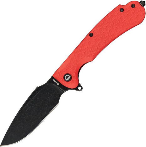 Daggerr Fielder Fixed Blade Knife, Black SW Blade, FRN Orange, DGRFDFORBW