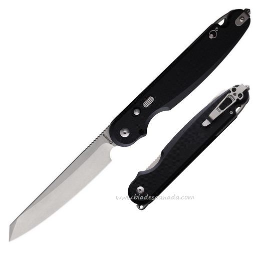 Daggerr Anaconda Button Lock Folding Knife, VG10 SW, G10 Black, FM03-3BKSWVG10