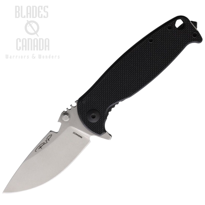 DPx Gear HEST/F 4.0 Milspec Framelock Folding Knife, Magnacut, Titanium Black, Glass Breaker, HSF401