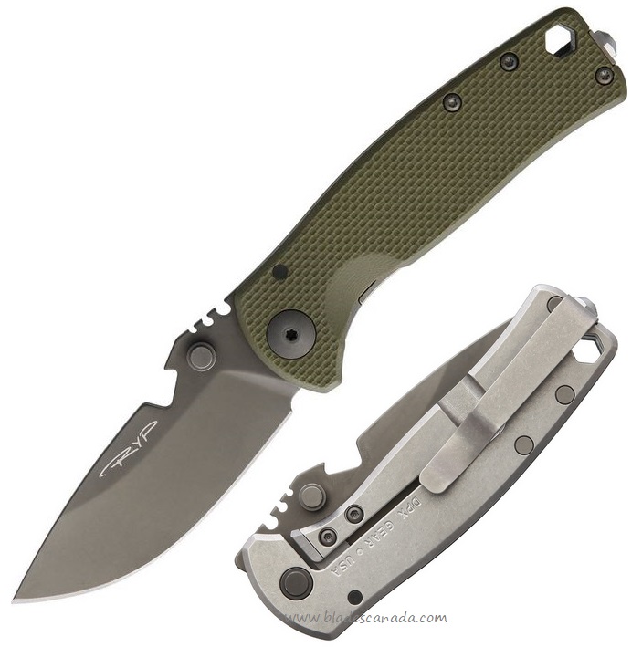 DPX HEST/F Urban Framelock Folding Knife, 154CM, G10/Titanium, HSF060 - Click Image to Close