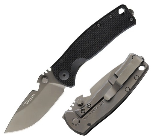DPX HEST/F Urban Framelock Folding Knife, 154CM, G10/Titanium, HSF061