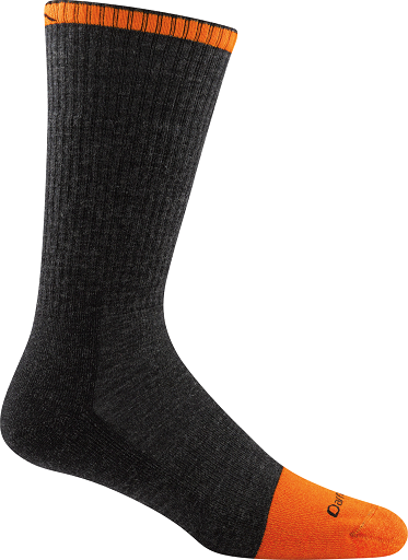 Darn Tough Steely Boot Sock Cushion, Full Cushion Toe- Graphite - Click Image to Close
