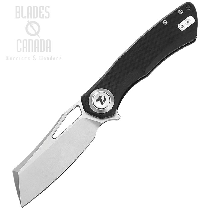 (image for) DreamTech Pivot Flipper Folding Knife, VG-10 Satin, G10 Black, D4507GB