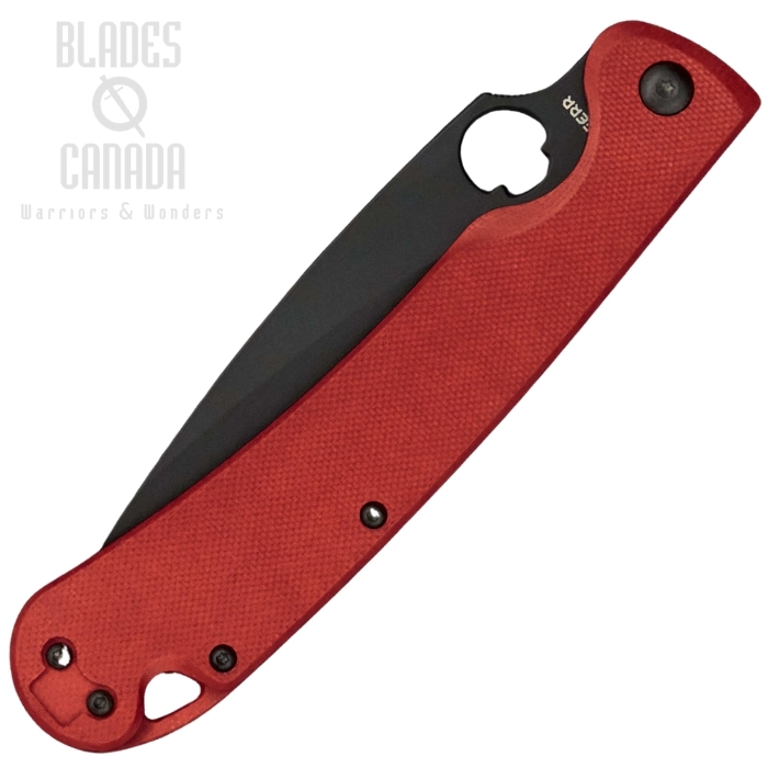 (image for) Daggerr Zhalo XL Folding Knife, D2 Black, G10 Red, FM02-2xl-RDDLC