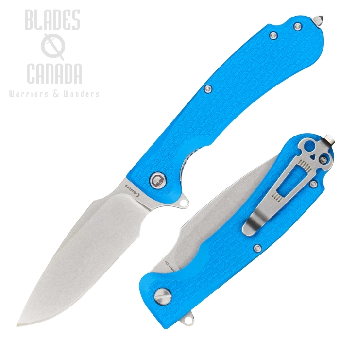 Daggerr Fielder Flipper Folding Knife, Stonewash Blade, FRN Blue, FDFRNBLUSW (image for) Daggerr Fielder Flipper Folding Knife, Stonewash Blade, FRN Blue, FDFRNBLUSW