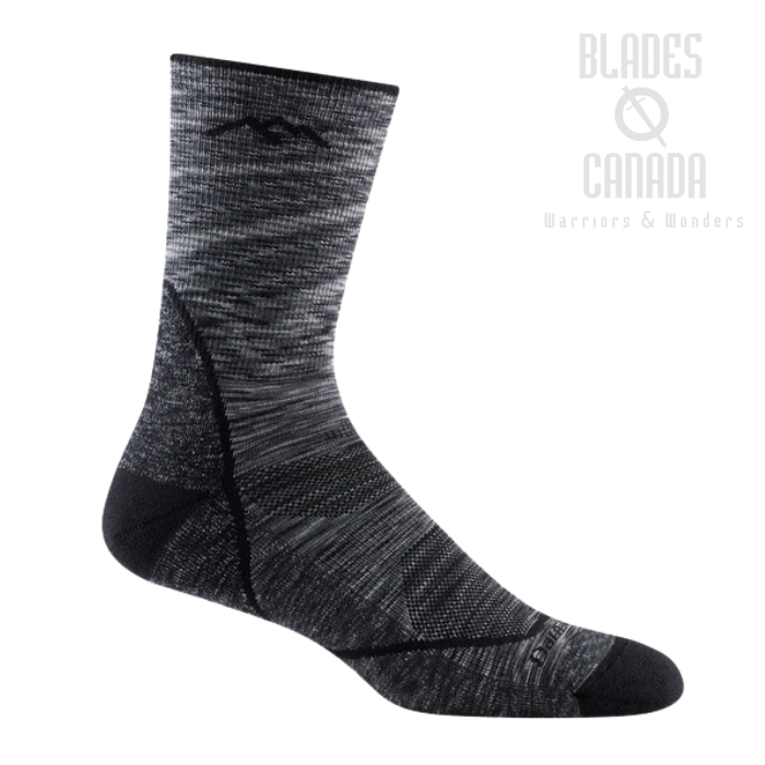 Darn Tough 1972 Light Hiker Micro Crew, Lightweight Hiking Sock - Space Grey