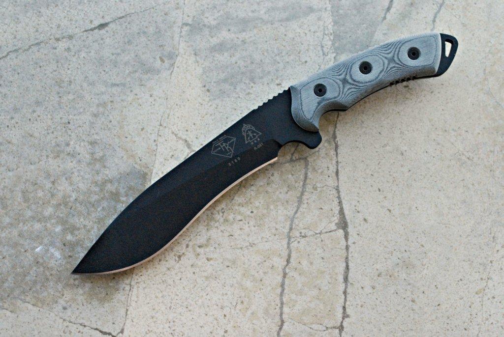 TOPS Dart 2 Fixed Blade Knife, 5160 Steel, Micarta, Nylon Sheath, DART002 - Click Image to Close