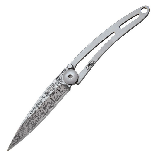 Deejo Naked 15g Nouveau Folding Knife, Stainless, DEE7CN014