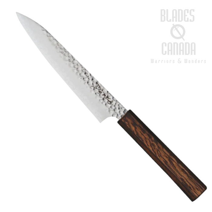 Demko Petty Japanese Kitchen Knife, VG10 San Mai 6", Red Oak Handle, DK-JPN-KTCHN-PETTY