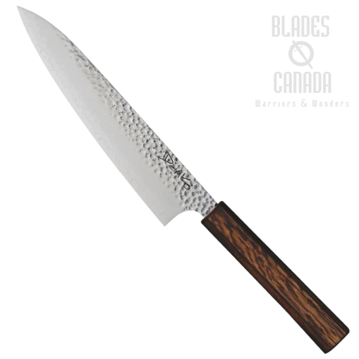 Demko Gyuto Chef Japanese Kitchen Knife, VG10 San Mai 8", Red Oak Handle, DK-JPN-KTCHN-GYUTO-CHEF