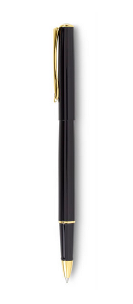 Diplomat Traveller Rollerball Pen, Black with Gold Accents, DD40706030