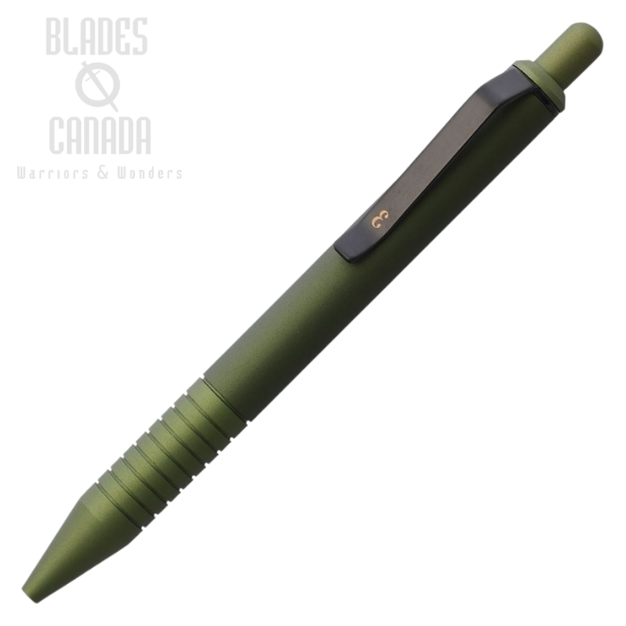 Everyman Grafton Mini Pen, Aluminum OD Green Super Matte, EM002EODMP