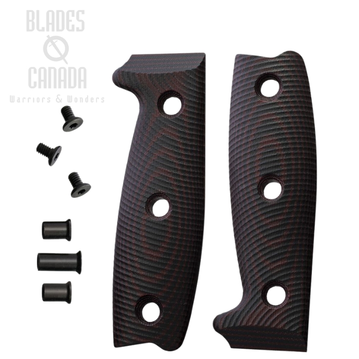 (image for) ESEE Handle for ESEE 4, G10 Black/Red, 4-3D-004