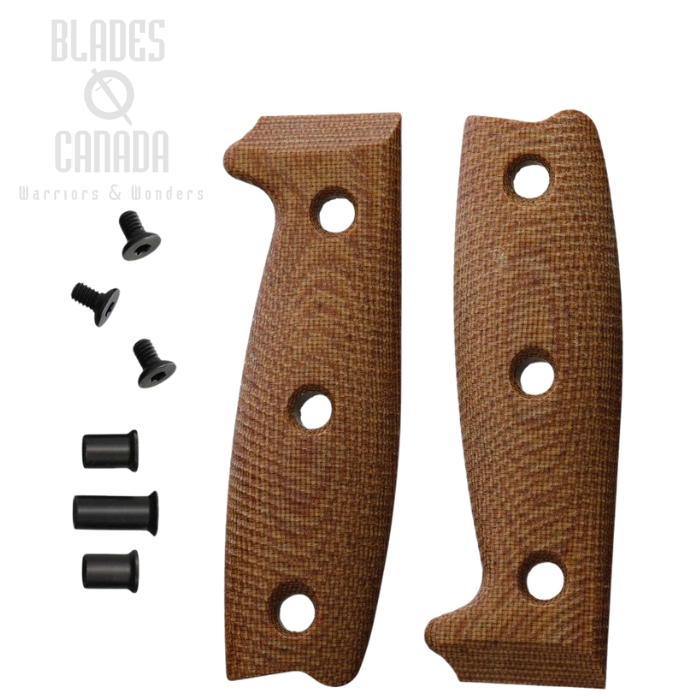 (image for) ESEE Handle for ESEE 4, G10 Micarta Brown, 4-3D-011