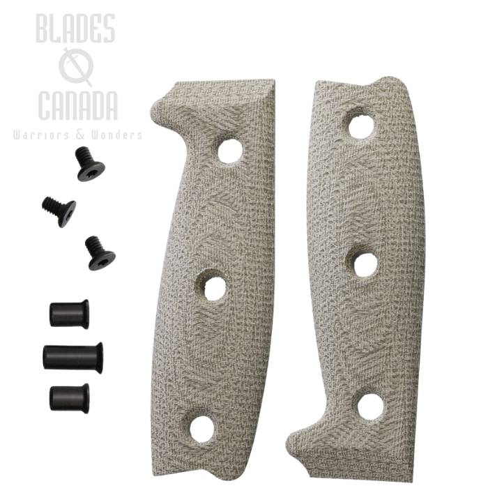 (image for) ESEE Handle for ESEE 4, Micarta Green, 4-3D-017