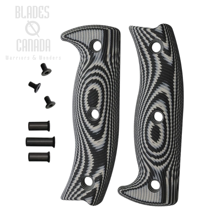 (image for) ESEE Handle for ESEE 5, G10 Black/Grey, 5-3D-002