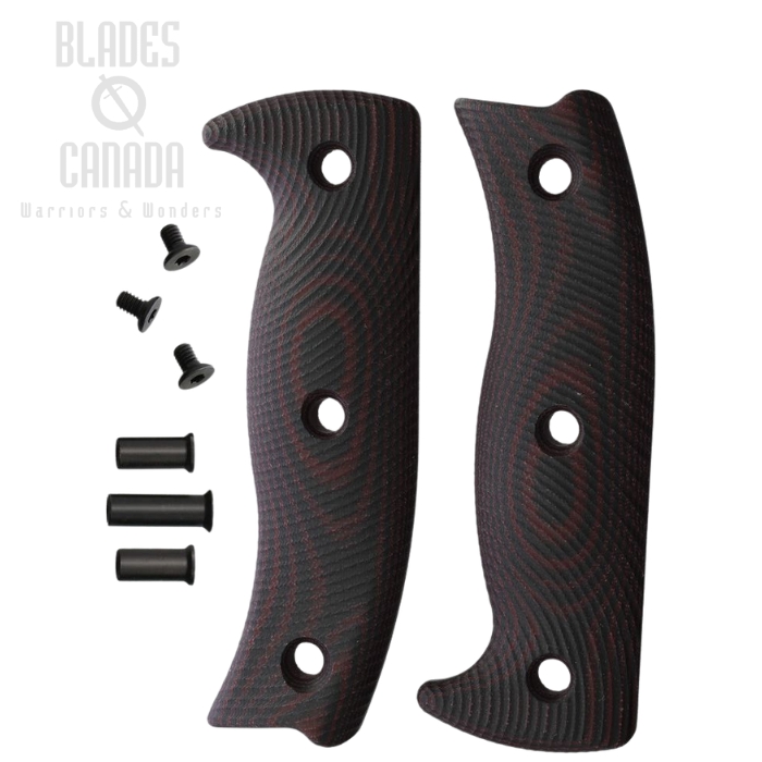 (image for) ESEE Handle for ESEE 6, G10 Black/Red, 6-3D-004