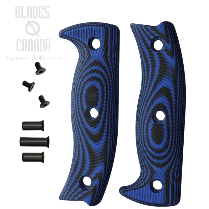 (image for) ESEE Handle for ESEE 6, g10 Black/Blue, 6-3D-008