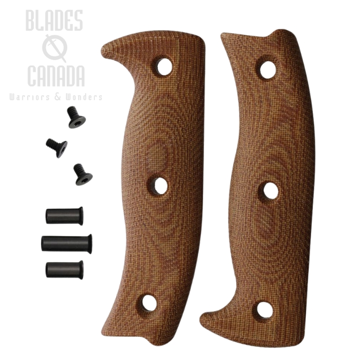 (image for) ESEE Handle for ESEE 6, Micarta Brown, 6-3D-011
