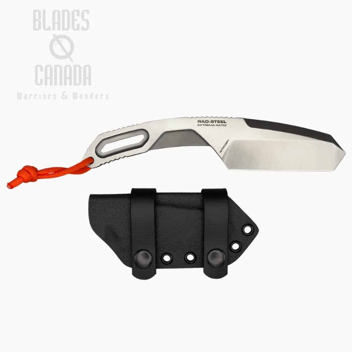 (image for) Extrema Ratio Rao Steel Fixed Blade Knife, Nitrogen Satin, Nitrogen Handle, Kydex Sheath