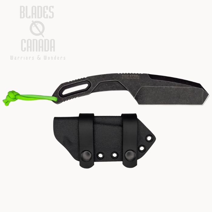 (image for) Extrema Ratio Rao Steel Fixed Blade Knife, N690 Dark Stone, N690 Handle, Kydex Sheath