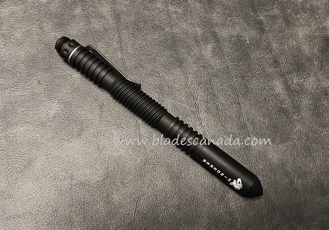 Hinderer Extreme Duty Pen Spiral Aluminum Hardcoat - Black Matte