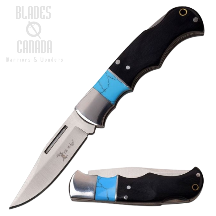 (image for) Elk Ridge Knives Nail Nick Folder, Pakkawood, ER943BL