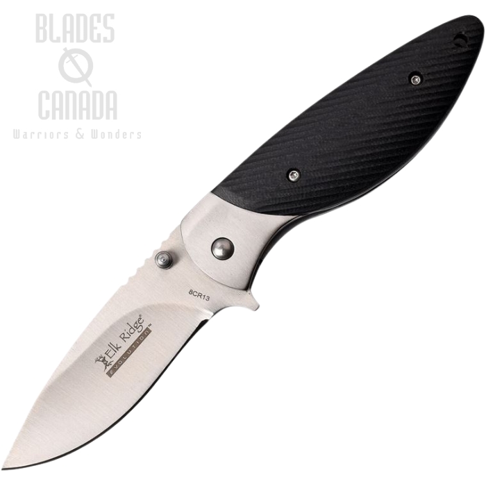 (image for) Elk Ridge Knives Evolution Flipper Folder, G10, EREFDR006BK