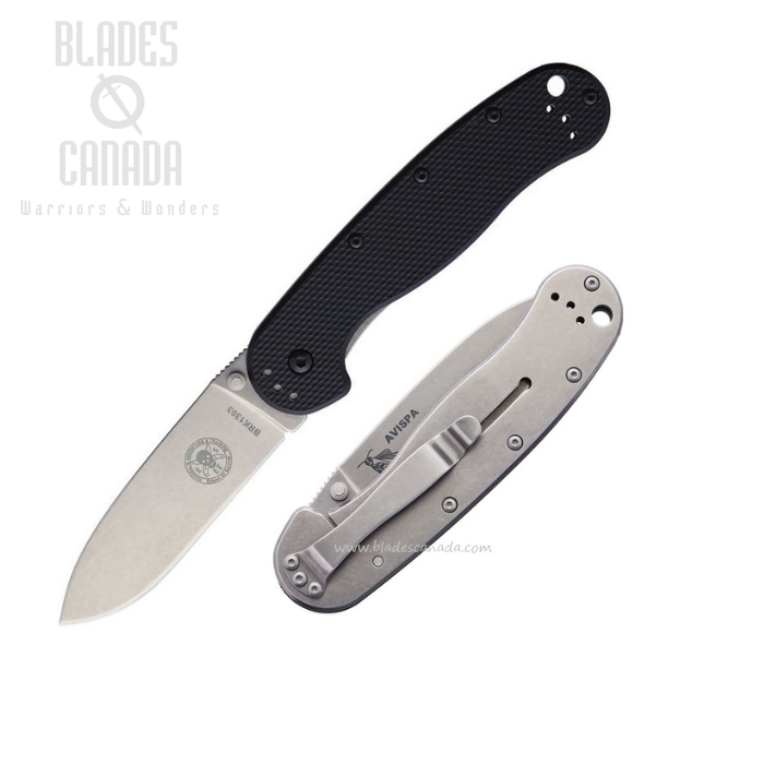 (image for) ESEE Avispa Framelock Folding Knife, SK5 Carbon, BRK1303