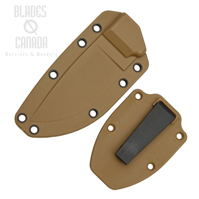 (image for) Esee Model 3 Sheath w/Boot Clip, Coyote, ESEE40CBC
